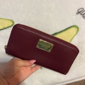 Michael Kors wallet maroon